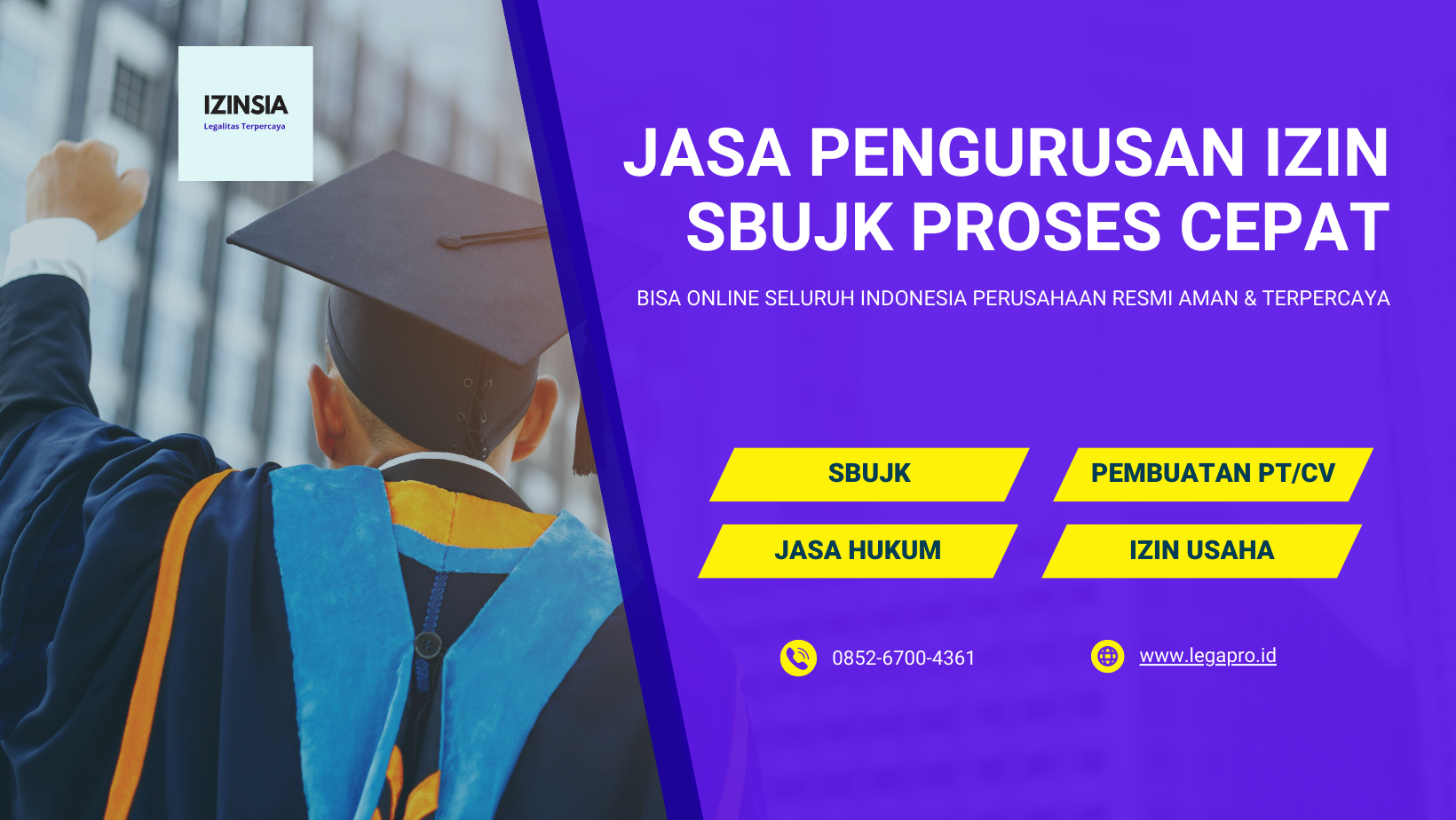 Jasa Perizinan urus SBUJK proses cepat dan mudah IZINSIA