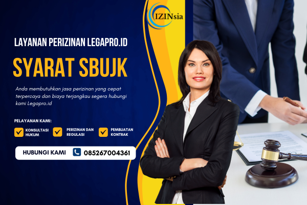 Syarat SBUJK terbaru